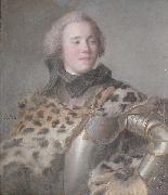 Jjean-Marc nattier Portrait of Jorgen Scheel oil